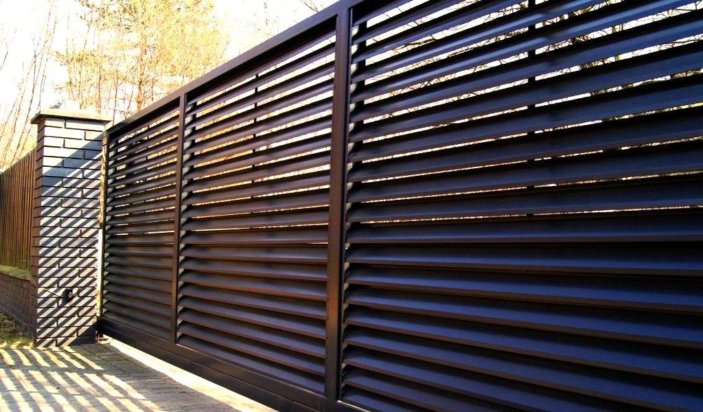 забор из профнастила