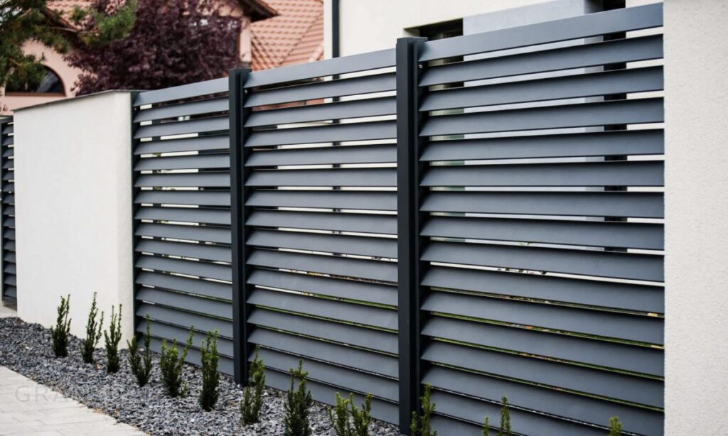 забор из профнастила