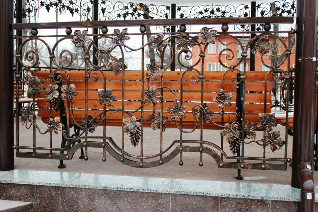 кованные ворота